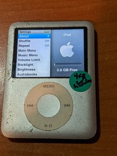 Apple iPod nano 3rd Generation A1236 4GB iPod image indicator(5)
