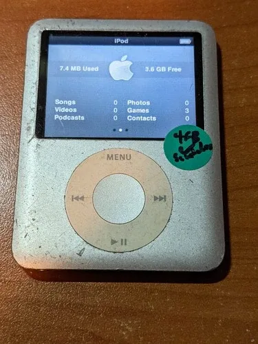 Apple iPod nano 3rd Generation A1236 4GB iPod image indicator(7)