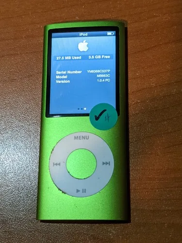 Apple iPod nano 4th Gen A1285 4GB - Tested - Unit ONLY image indicator(6)