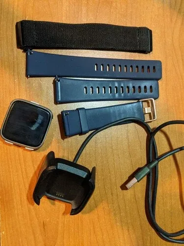 Fitbit Versa 1, Health Fitness Smartwatch W/ Charger image indicator(2)