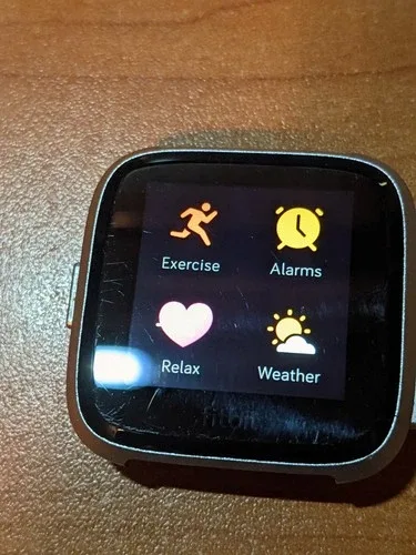 Fitbit Versa 1, Health Fitness Smartwatch W/ Charger image indicator(3)