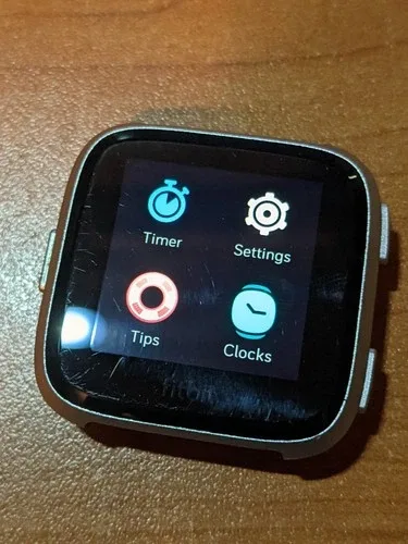 Fitbit Versa 1, Health Fitness Smartwatch W/ Charger image indicator(4)