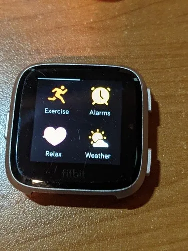 Fitbit Versa 1, Health Fitness Smartwatch W/ Charger image indicator(7)