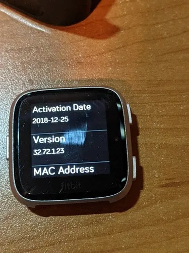Fitbit Versa 1, Health Fitness Smartwatch W/ Charger image indicator(9)