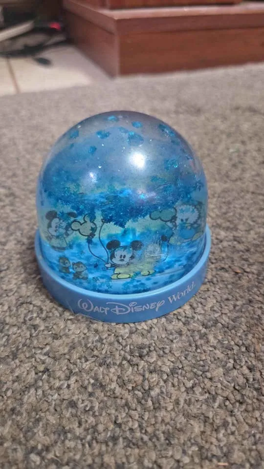 Disney world snow globe