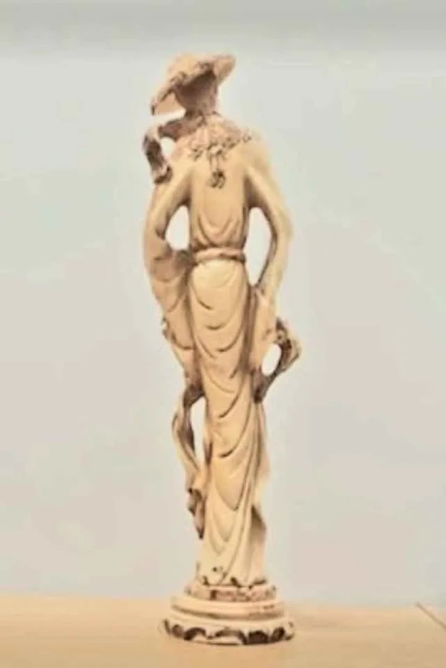 18" Chinese Hand Carved Statue image indicator(4)