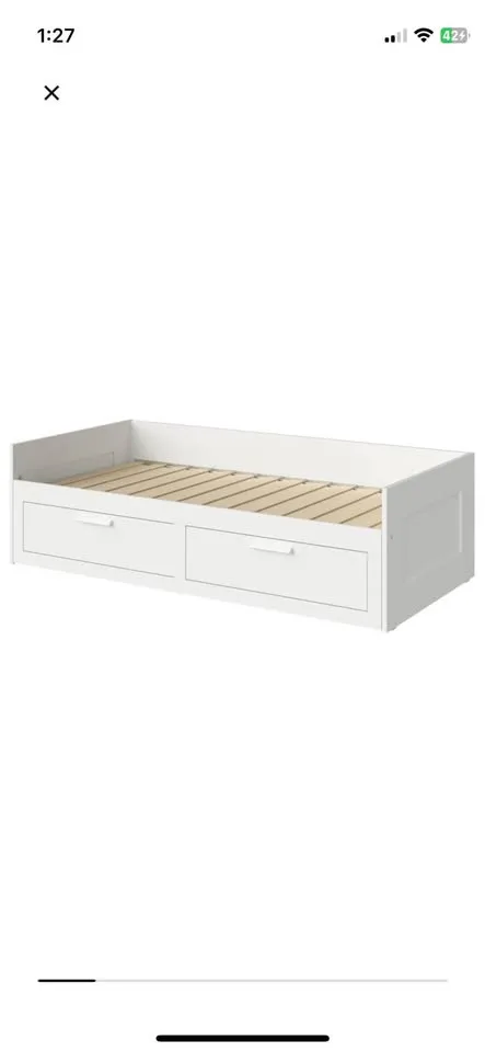 Brimnes Daybed frame, White