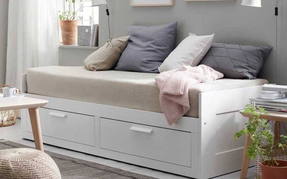 Brimnes Daybed frame, White - photo 2