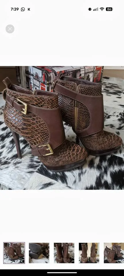 Michael Kors brown heeled Boots 7.5