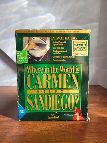 Carmen Sandiego DOS Game - Deluxe Edition 1992
