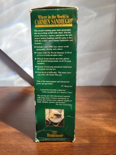 Carmen Sandiego DOS Game - Deluxe Edition 1992 - photo 4
