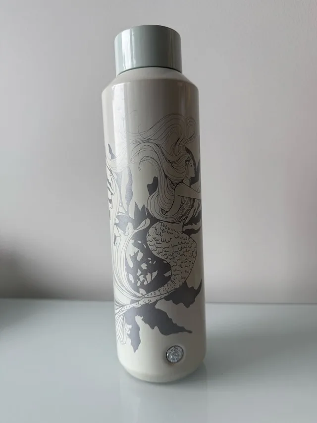 Starbucks White Siren Mermaid Water Bottle thumbnail