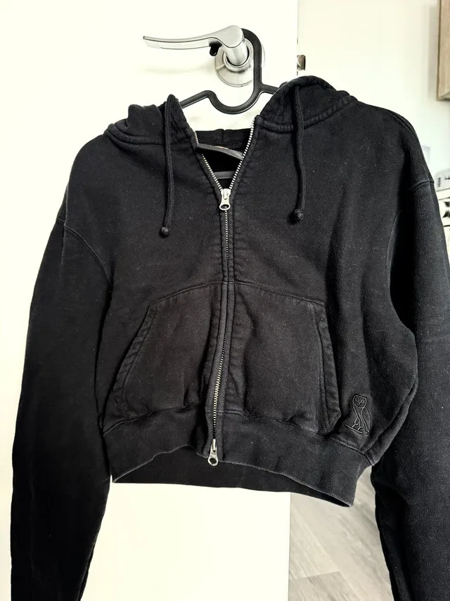OVO Women’s Cropped Full Zip Hoodie thumbnail