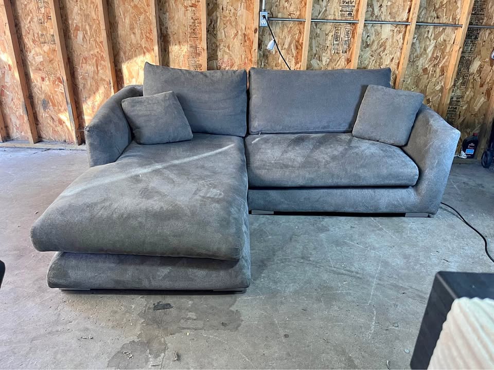 FREE DELIVERY - Gray Sectional Sofa