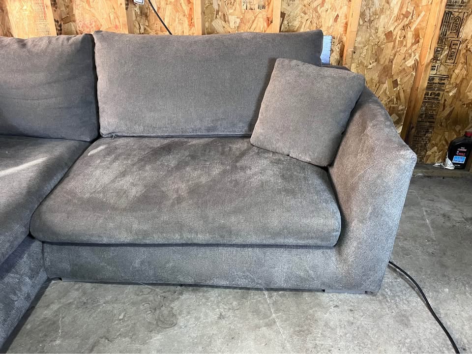 FREE DELIVERY - Gray Sectional Sofa - photo 2