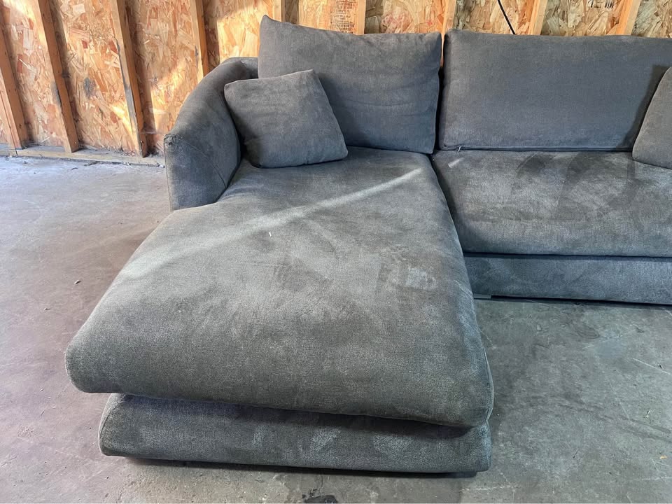 FREE DELIVERY - Gray Sectional Sofa - photo 3