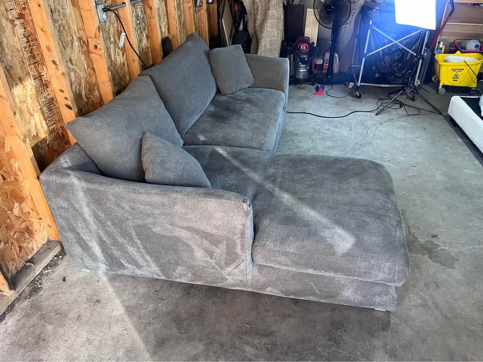 FREE DELIVERY - Gray Sectional Sofa - photo 4