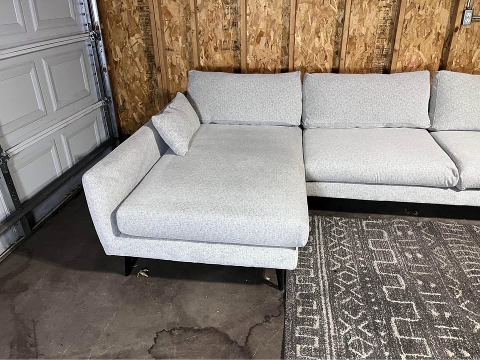 FREE DELIVERY - Gray Sectional Sofa - photo 4
