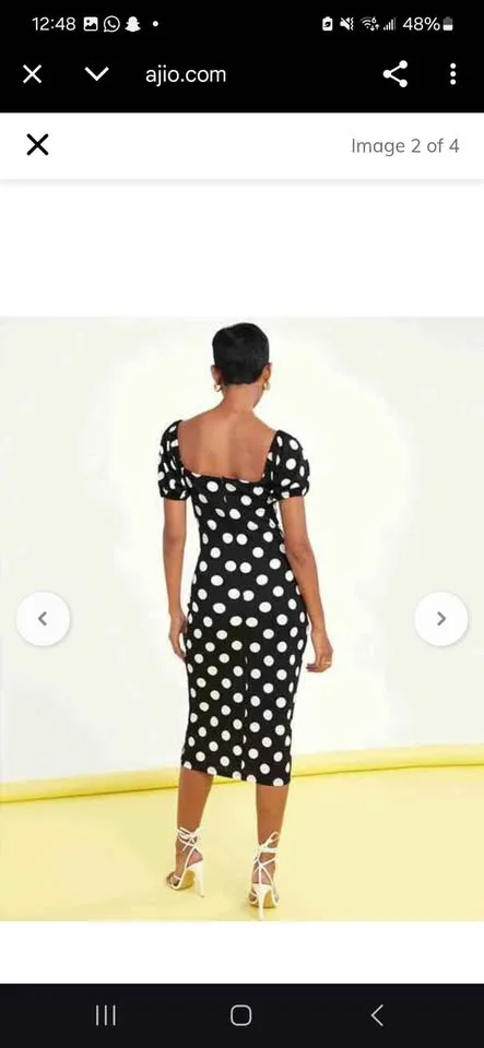 Black Polka Dot Dress image indicator(5)