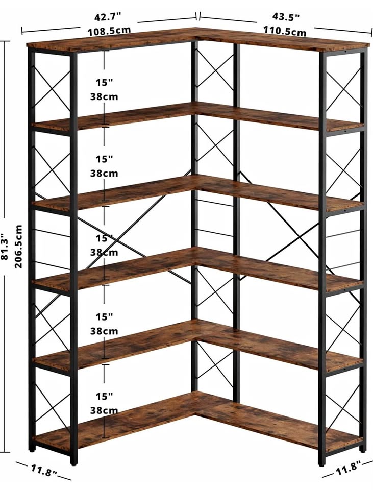 Shelf Corner Bookcase for sale