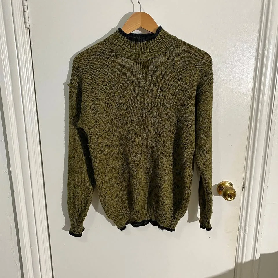 Vintage mock neck sweater