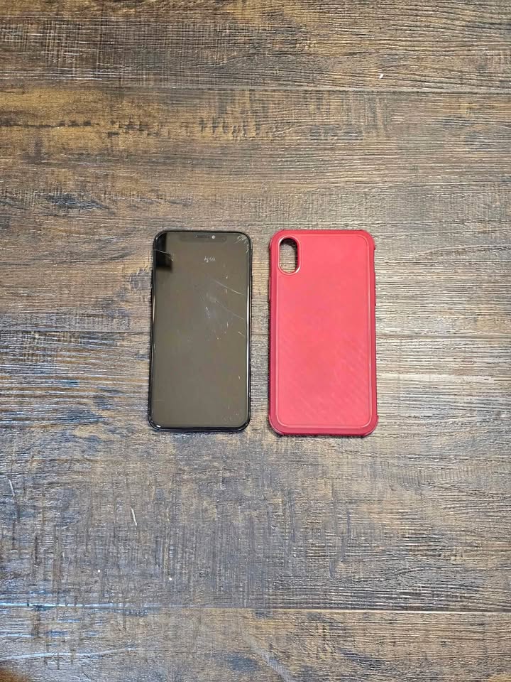 Apple iPhone X 256GB with Case