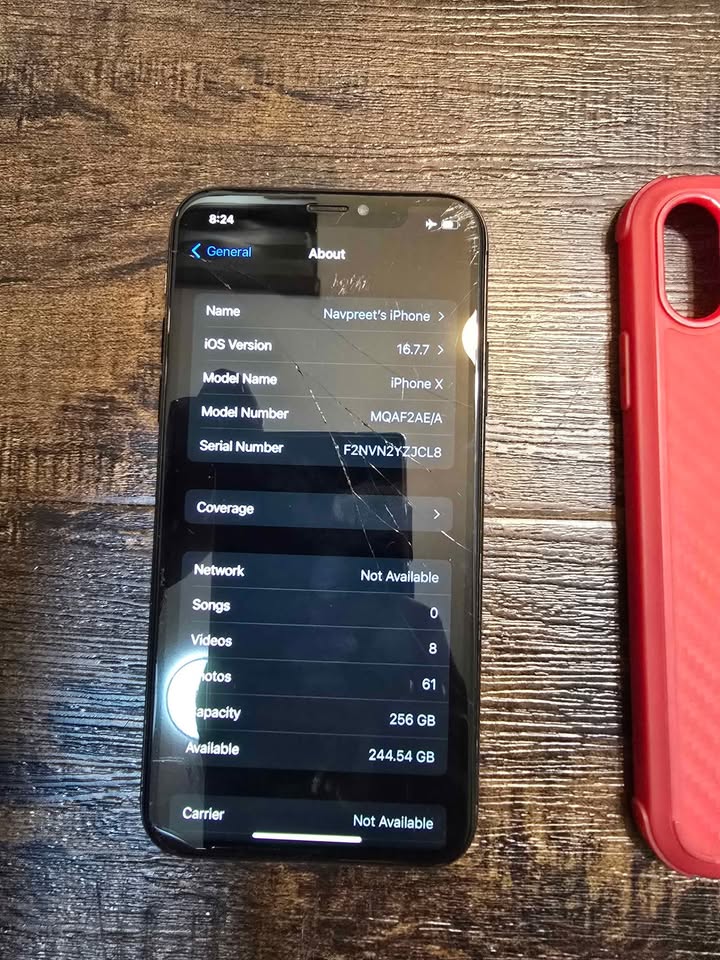 Apple iPhone X 256GB with Case - photo 4