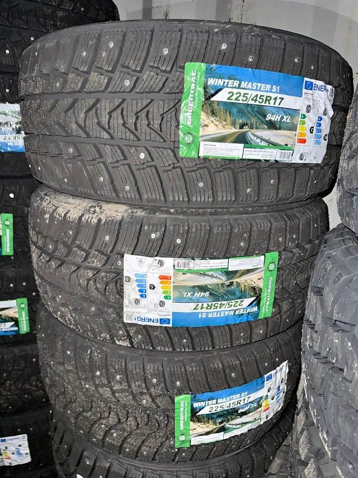 225 45 17 winter tires studded tires set of 4 brand new thumbnail
