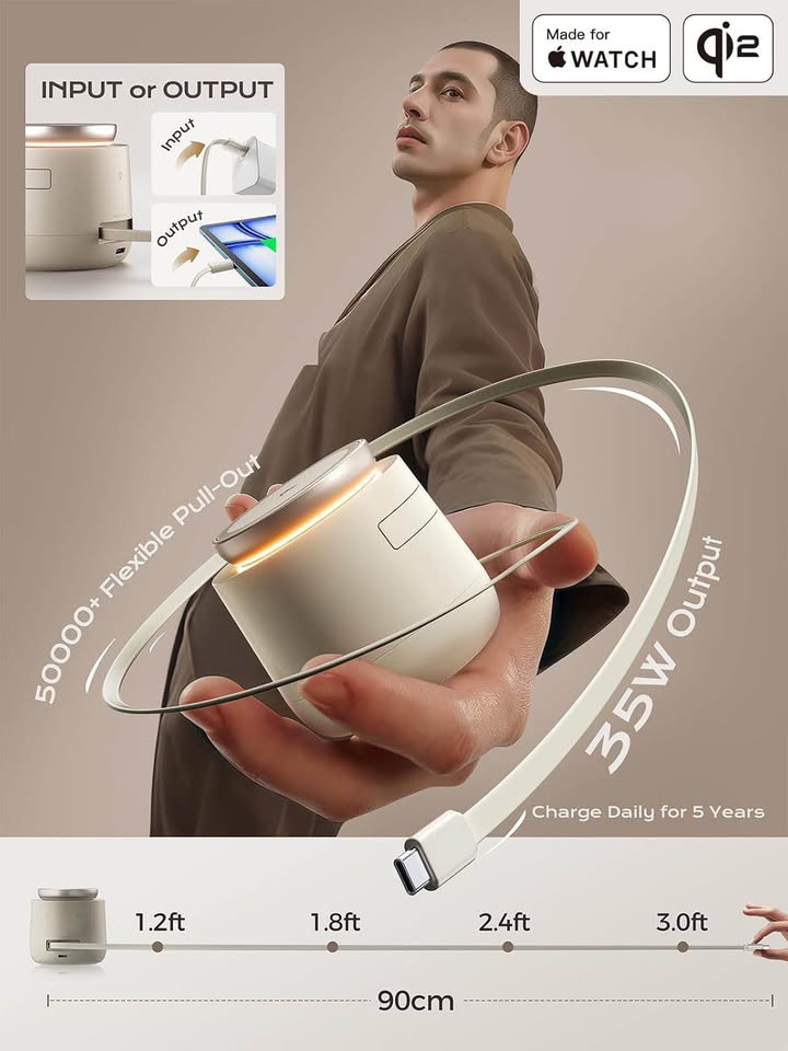 4 in 1 Magsafe Wireless Charging Station, Sand - photo 4