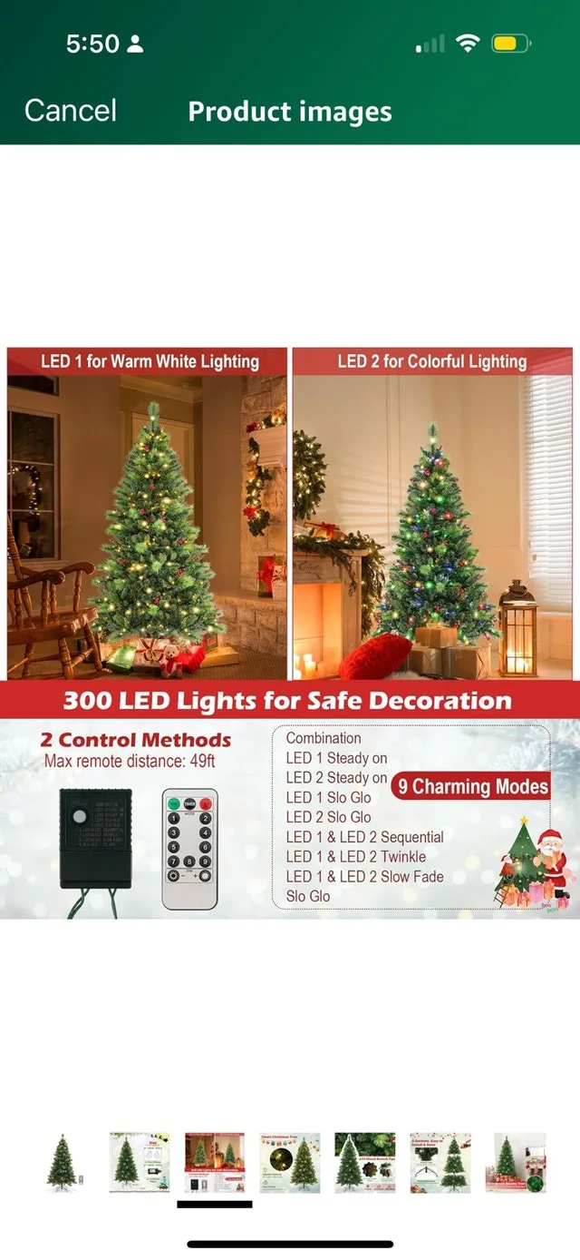 Christmas tree image indicator(5)