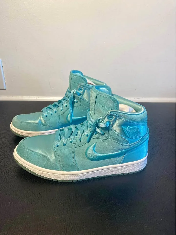 Women’s “Season of Her - Aqua” Air Jordan 1s – Size US 9