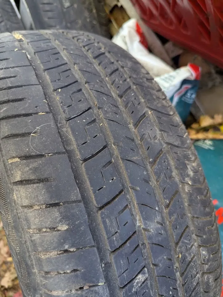 Tires Goodyear weather ready all season. Tires used one summer 2 image indicator(5)
