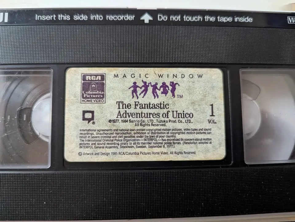 Unico VHS (1983) Magic Window RCA Columbia – Rare Anime image indicator(3)