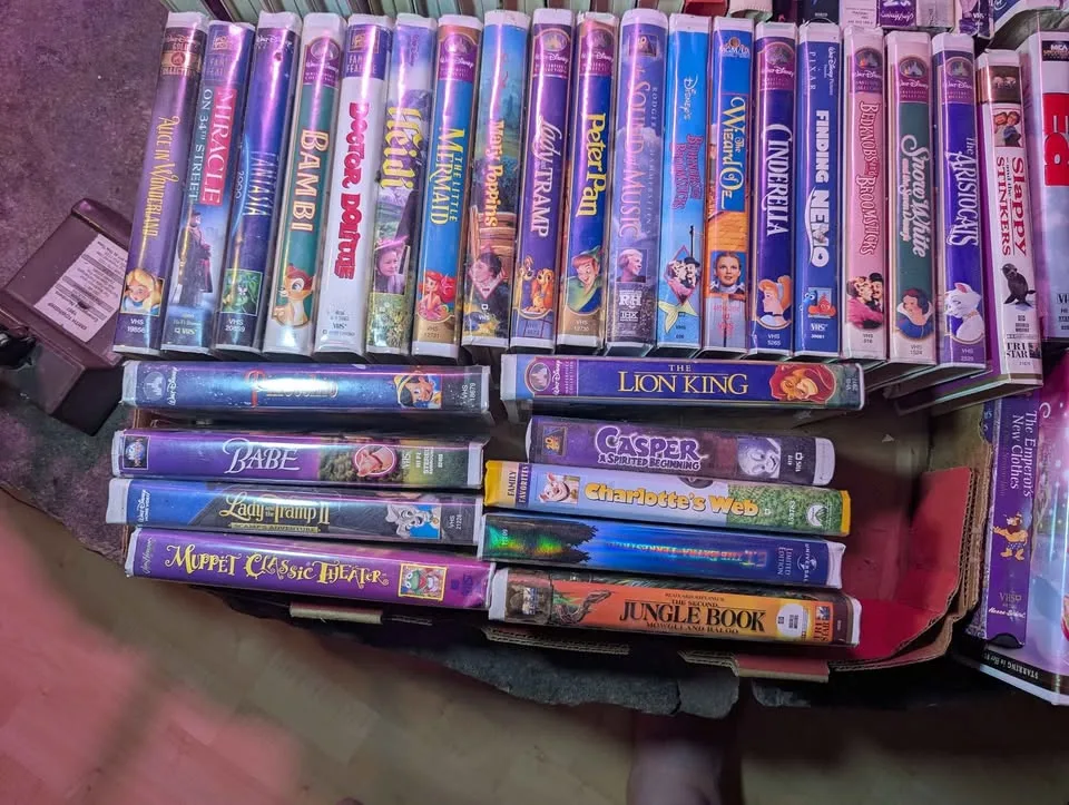 VHS Movies Huge Lot of Disney & Family Movies image indicator(3)