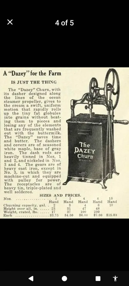 Vintage Antique Dazey Butter Churn image indicator(4)