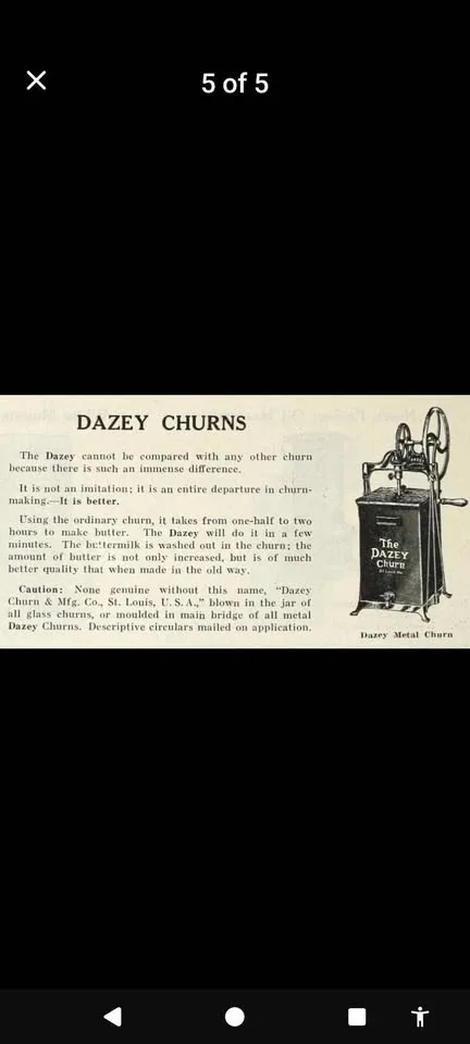 Vintage Antique Dazey Butter Churn image indicator(5)