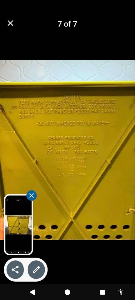 Vintage 1970s Green Kenner Easy-Bake Oven image indicator(6)