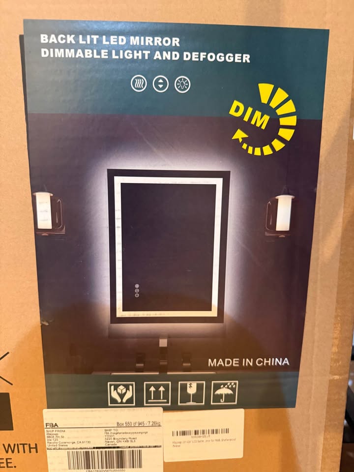 LED dimmable bathroom mirror - photo 2