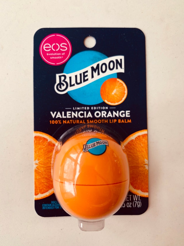 EOS Lip Balm - Blue Moon Valencia Orange