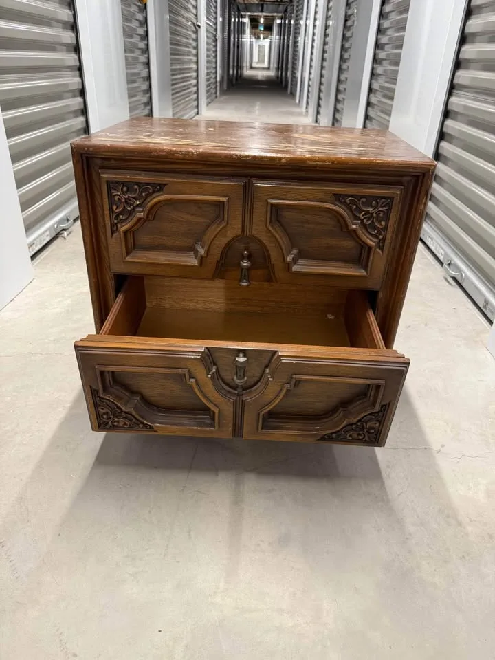 Rare Solid Wood Vintage Side Table – $300 OBO image indicator(2)