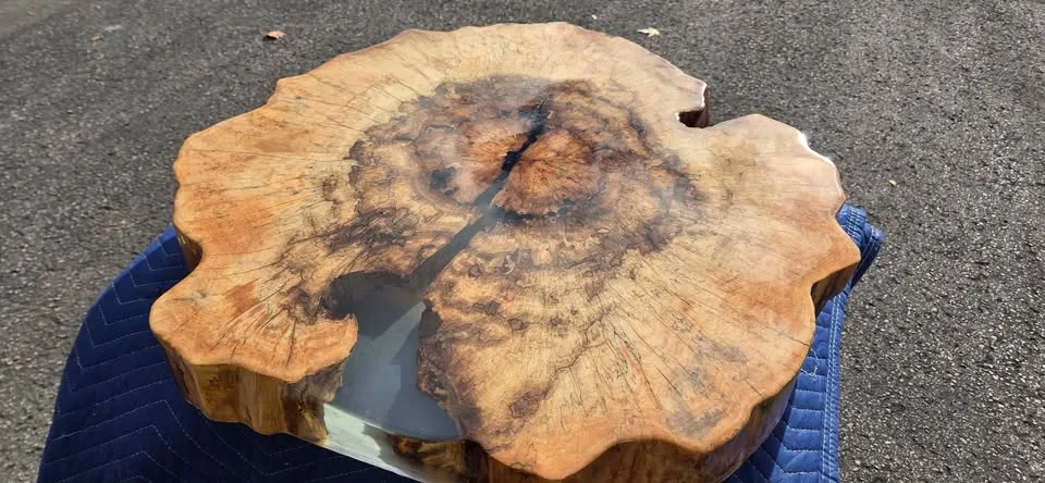 Spalted Maple and Epoxy Coffee Table Top image indicator(2)