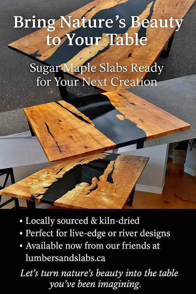 Custom Live Edge & River Tables – Built to Order (Rockland)