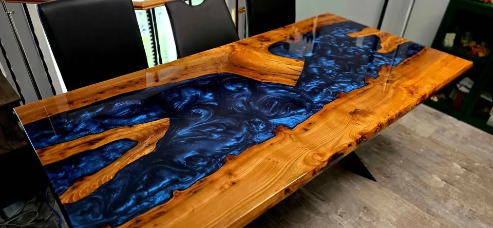 Custom Live Edge & River Tables – Built to Order (Rockland) image indicator(2)