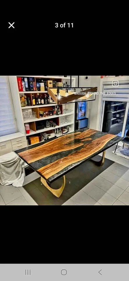 Custom Live Edge & River Tables – Built to Order (Rockland) image indicator(9)