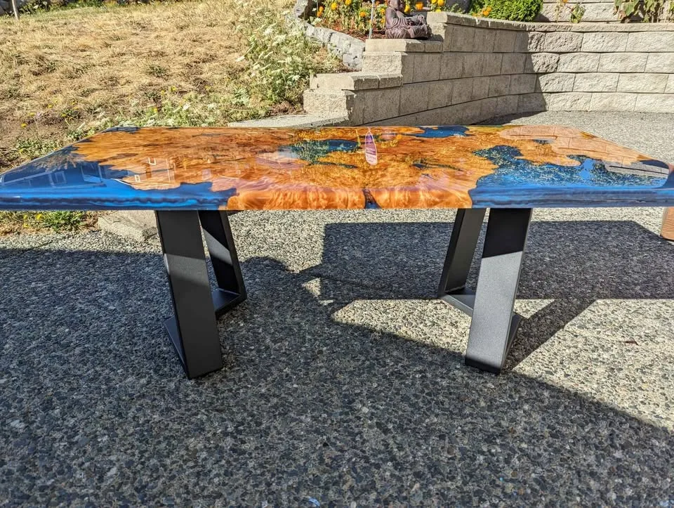 ✨Custom-Made River Tables✨ by Rough Around the Edges Designs image indicator(7)