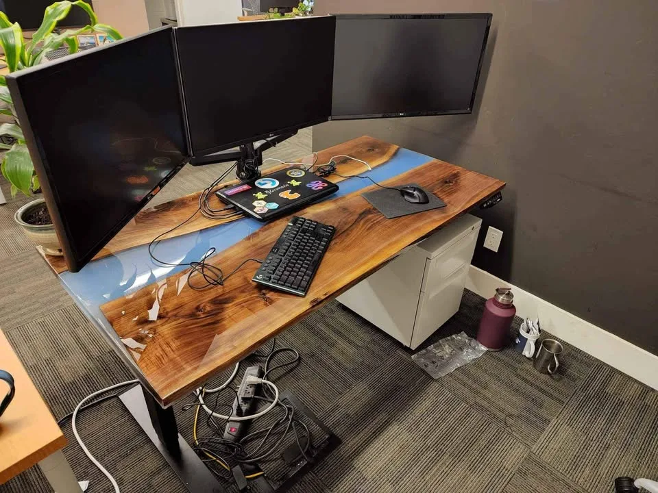 ✨Custom-Made River Tables✨ by Rough Around the Edges Designs image indicator(9)