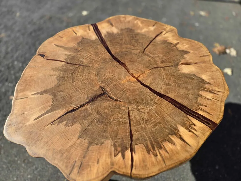 🧨AMBROSIA MAPLE🧨 Side Table or Small Coffee Table 35 by 35 inch