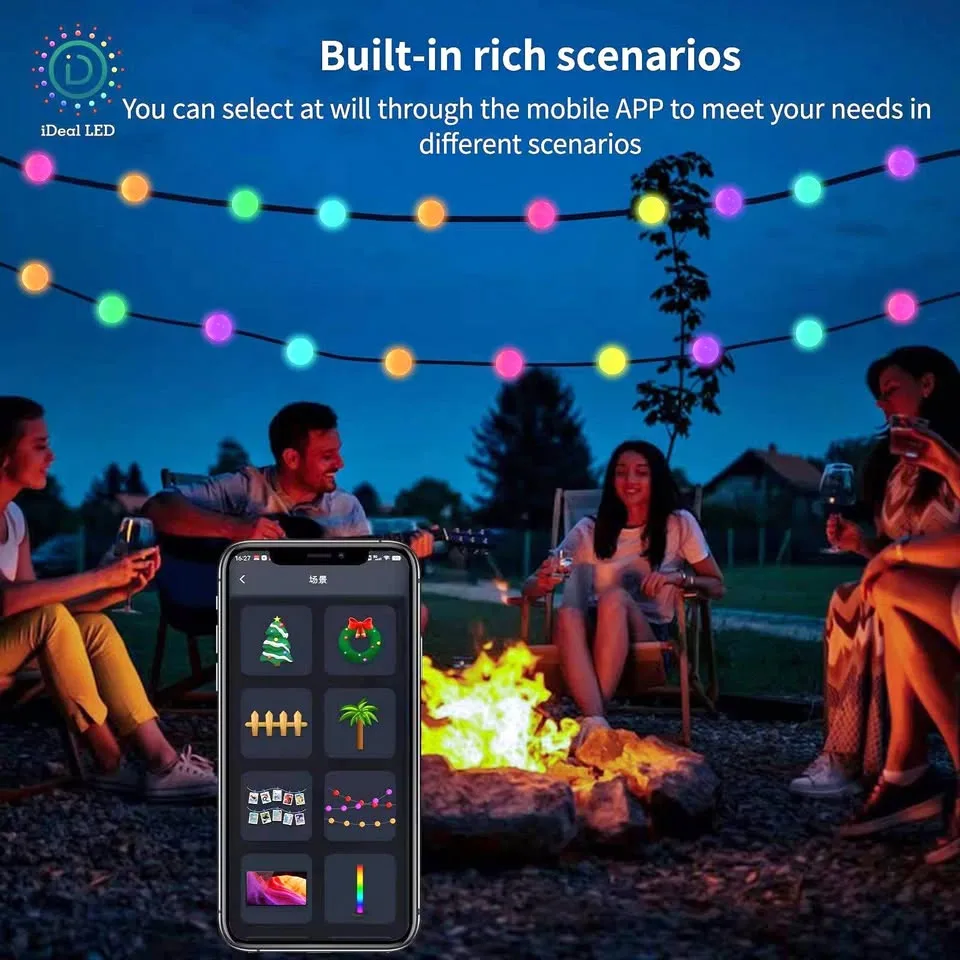 Christmas tree string light/ outdoor lights/ Christmas lights thumbnail