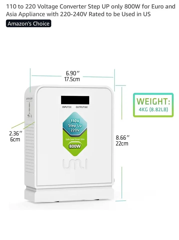 Step up transformer 110V to 220V