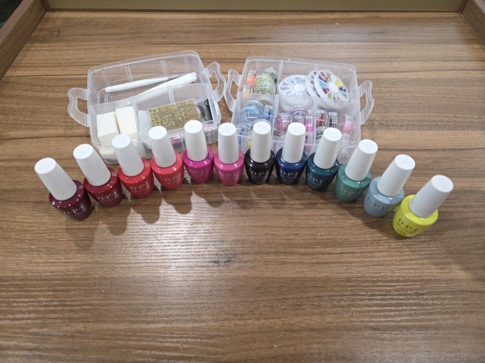 OPI Gel Color 0.5 OZ And Full Box Of Nails Supplies - photo 5